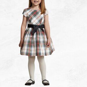 Polo Ralph Lauren Girls Plaid Fit-and-Flare Dress